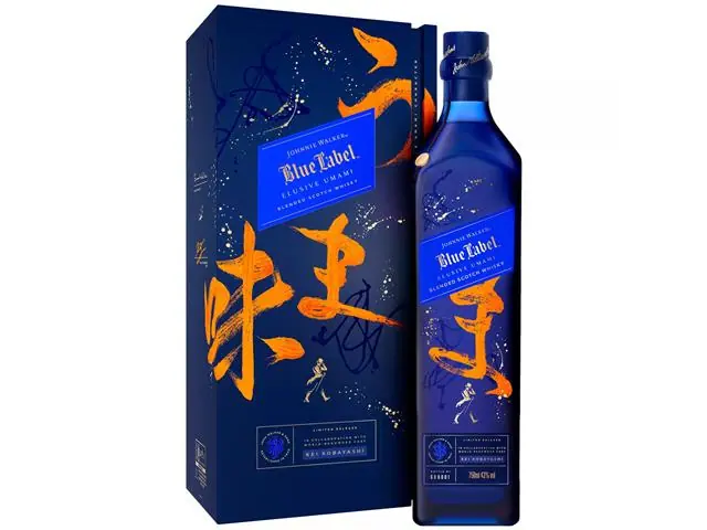 Whisky Escocês Blended Johnnie Walker Blue Label Elusive Umami 750ml