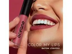 Batom Líquido Rosa Matte Océane Edition Color My Lips Hype 4g - 1