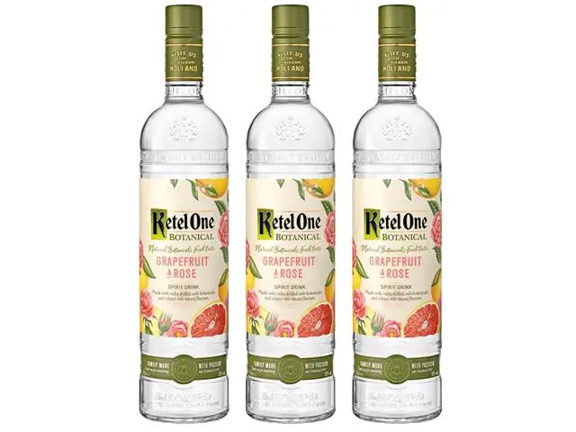 Combo Vodka Ketel One Botanical Grapefruit & Rose 750ml - 3 Uni