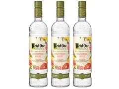 Combo Vodka Ketel One Botanical Grapefruit & Rose 750ml - 3 Uni - 0