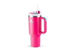 Copo com Canudo Stanley Quencher 2.0 Passion Pink 1,180 Litros - 1