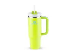 Copo com Canudo Stanley Quencher 2.0 Bright Lime 887ML