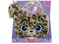 Pelúcia Cutie Handbags Leopardo Deluxe Bolsa e Pelúcia Multikids - 1