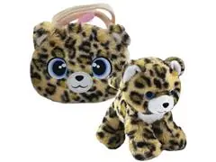 Pelúcia Cutie Handbags Leopardo Deluxe Bolsa e Pelúcia Multikids