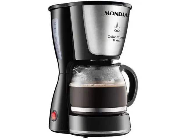 Cafeteira Elétrica Mondial Dolce Arome Black 18 Xícaras