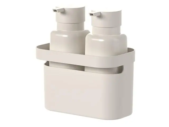 Conjunto Dispensers e Organizador OU Flow Bege