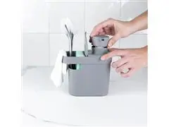 Dispenser para Detergente e Organizador de Pia OU Trium 650ml Chumbo - 6