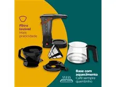 Cafeteira Elétrica Cadence Pour Over 2 em 1 Preta - 7