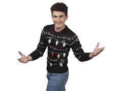 Uggly Sweater Focos Navideños Hombre - Talla M - 2