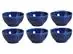 6 Bowls Porto Brasil Daisy Azul Navy - 0