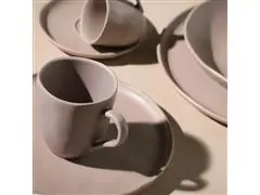 Conjunto C/ 6 Pratos Sobremesa Porto Brasil Bio Stoneware Mahogany - 3