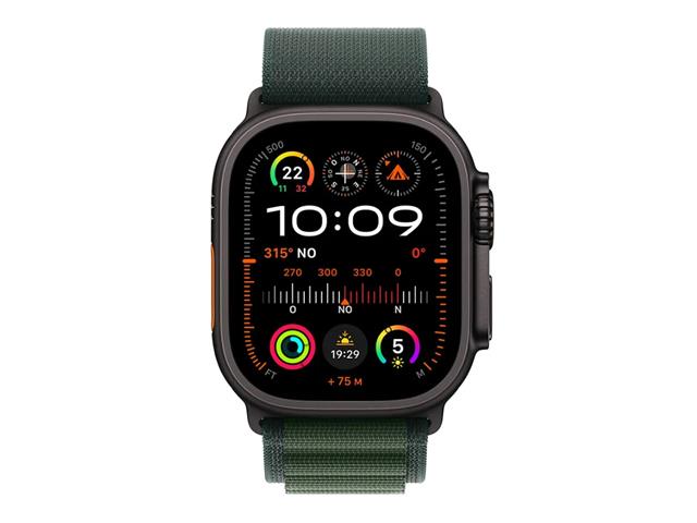 Apple Watch Ultra 2 GPS+Cell 49mm Titanio Neg Alpine Verde M