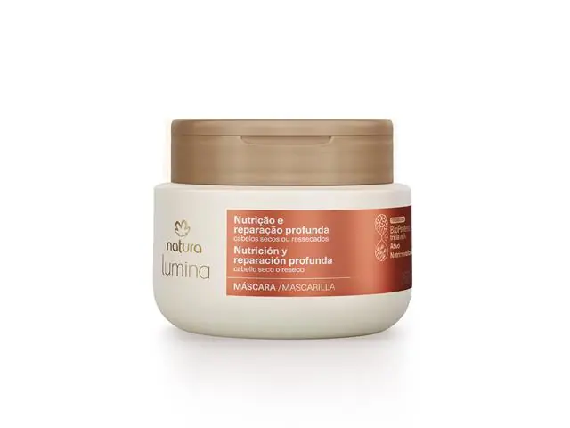 Máscara Reparadora para Nutrição e Reparação Profunda Natura 250ml
