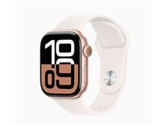 Apple Watch Series 10 42 mm caja de Aluminio/Oro correa deportiva-S/M