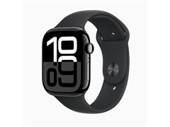 Apple Watch Series 10 46 mm negro azabache correa deportiva/negra-M/L