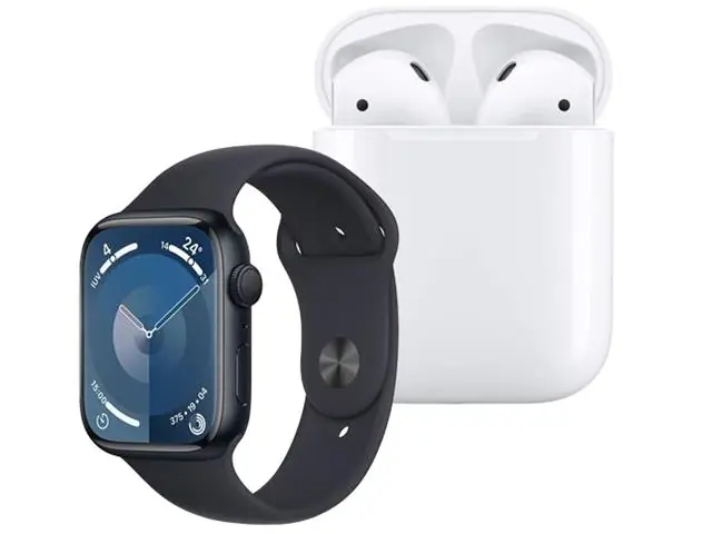 Apple Watch Series 9 GPS 45mm Meia Noite + Apple AirPods 2Gen