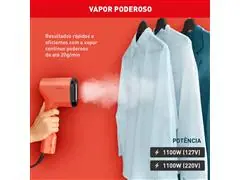 Vaporizador Arno Pure Pop Coral Higieniza 1100W Portátil HS22 - 7