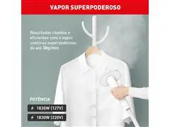 Vaporizador Arno Steam Home Higieniza 1830W Branco e Cinza US32 - 4