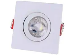 Spot LED Tramontina Quadrado 7W 6500K Luz Branca