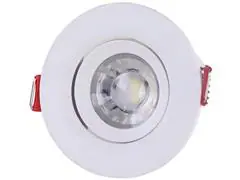 Spot LED Tramontina Redondo 3W 3000K Luz Amarela - 0