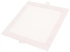 Plafon LED Tramontina Quadrado de Embutir Slim 24W 6500K Luz Branca, - 0