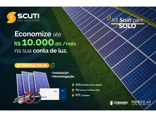 Kit CorSolar Scuit para Solo 10.000K