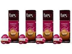 Combo 40 Cápsulas de Café Três Corações Café Espresso Vibrante