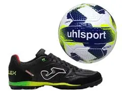 Chuteira Society Joma Top Flex Preto Tam 40 + Bola de Campo