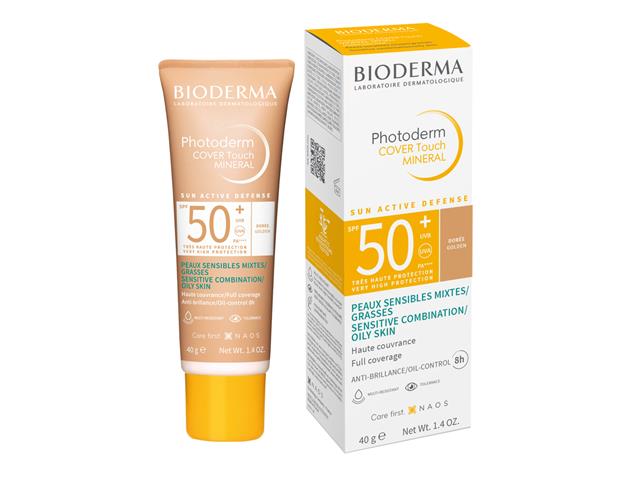 Bloqueador Solar Photoderm COVER Touch SPF 50+ Dorado