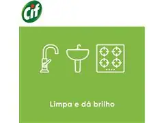 CIF Cremoso Limpeza Milagrosa Remove 100% da Sujeira Limão 250ML - 5