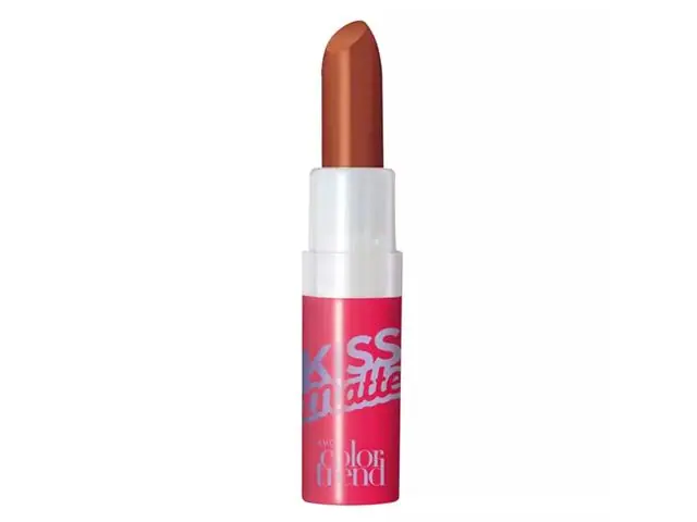 Batom Kiss Matte Avon Nude Cool