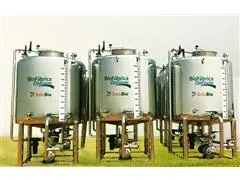 Biofábrica com Comando Automação de Bombas SoluBio com Container