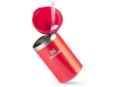 Porta Lata CanCooler Térmico com Tampa Stanley Vermelho Carnaval 296ML - 3