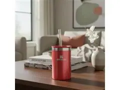 Porta Lata CanCooler Térmico com Tampa Stanley Vermelho Carnaval 296ML - 4