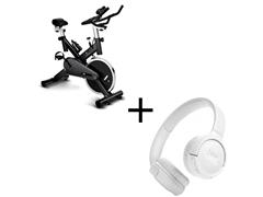 Bicicleta estática de spinning + Audífonos JBL Inalámbricos - 0