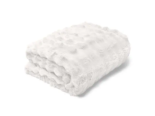 Manta Casal Buettner Aspen Bubble Rabbit Branco