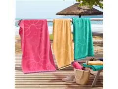 Toalha Buettner Livia Praia 81x150 amarelo citrino - 4