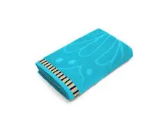 Toalha Buettner Borboleta Praia 81x150 azul topázio - 1