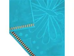 Toalha Buettner Borboleta Praia 81x150 azul topázio - 2