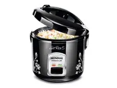 Panela Elétrica de Arroz Mondial Fast Rice 5 Premium Preta 110V