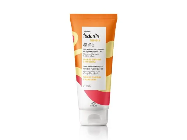 Creme Energizante Corporal 2 em 1 Natura Tododia Energia 200ml