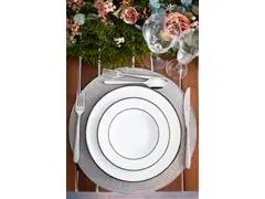 Prato Sobremesa Tramontina Sienna em Porcelana Decorada 21 cm - 2