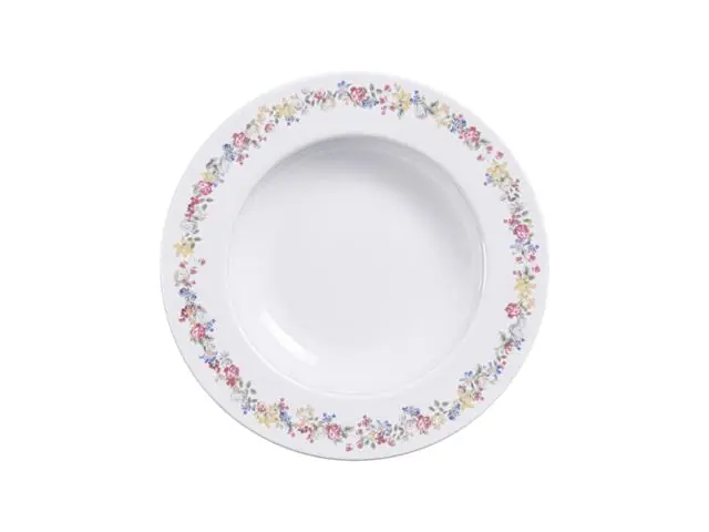 Prato Fundo Tramontina Dalina em Porcelana Decorada 23 cm