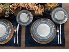Prato Fundo Tramontina Nix em Porcelana Decorada 23 cm - 2