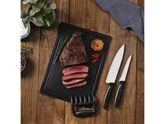 Jogo de Facas Tramontina Plenus com Lâminas em Aço Inox Preto 4 Peças - 2