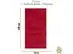 Toalha Buettner Jacquard Futebol Flamengo Vermelha Barra Trabalhada - 3