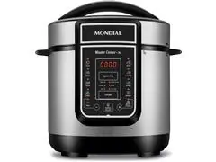 Panela de Pressão Elétrica Mondial, Master Cooker 700W 3L Preto 110V - 0