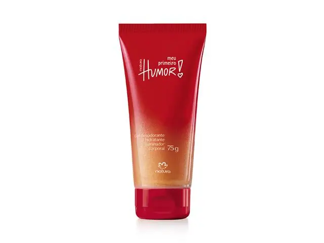 Natura meu primeiro humor gel des hidratante iluminador 75g