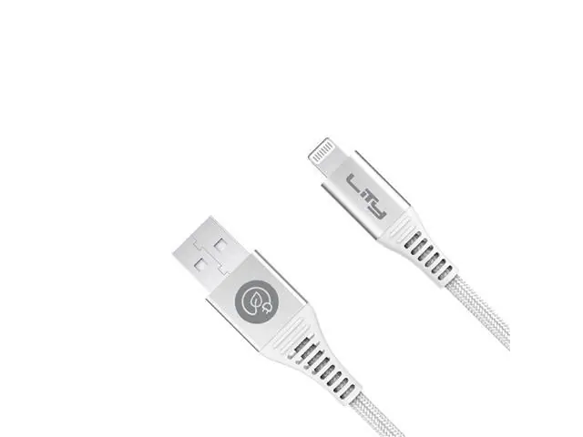 Cabo USB A para Lightning Lity 1,5m Branco (CRC-503)