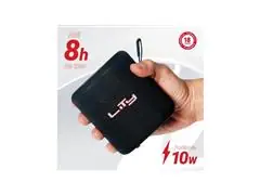 Caixa Bluetooth 10W 8hs SD Card - Preta (B13P) - 3